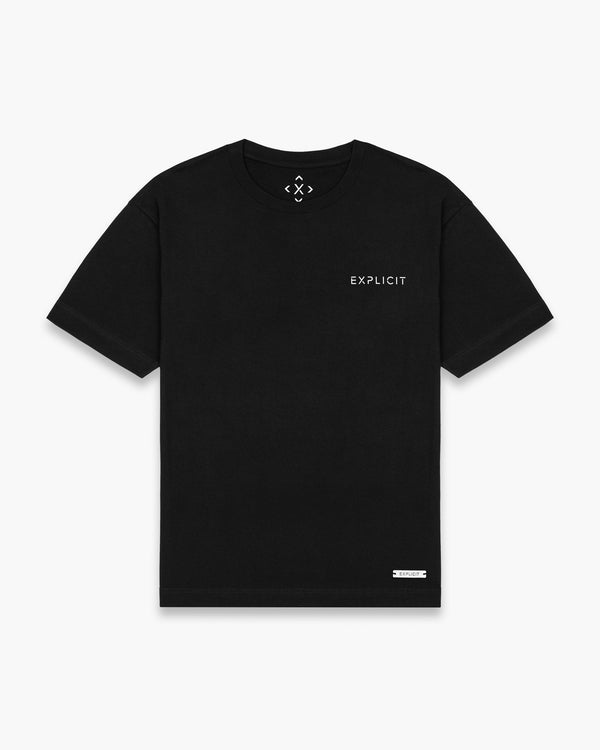 Relaxed Fit - Explicit Logo Tee Black