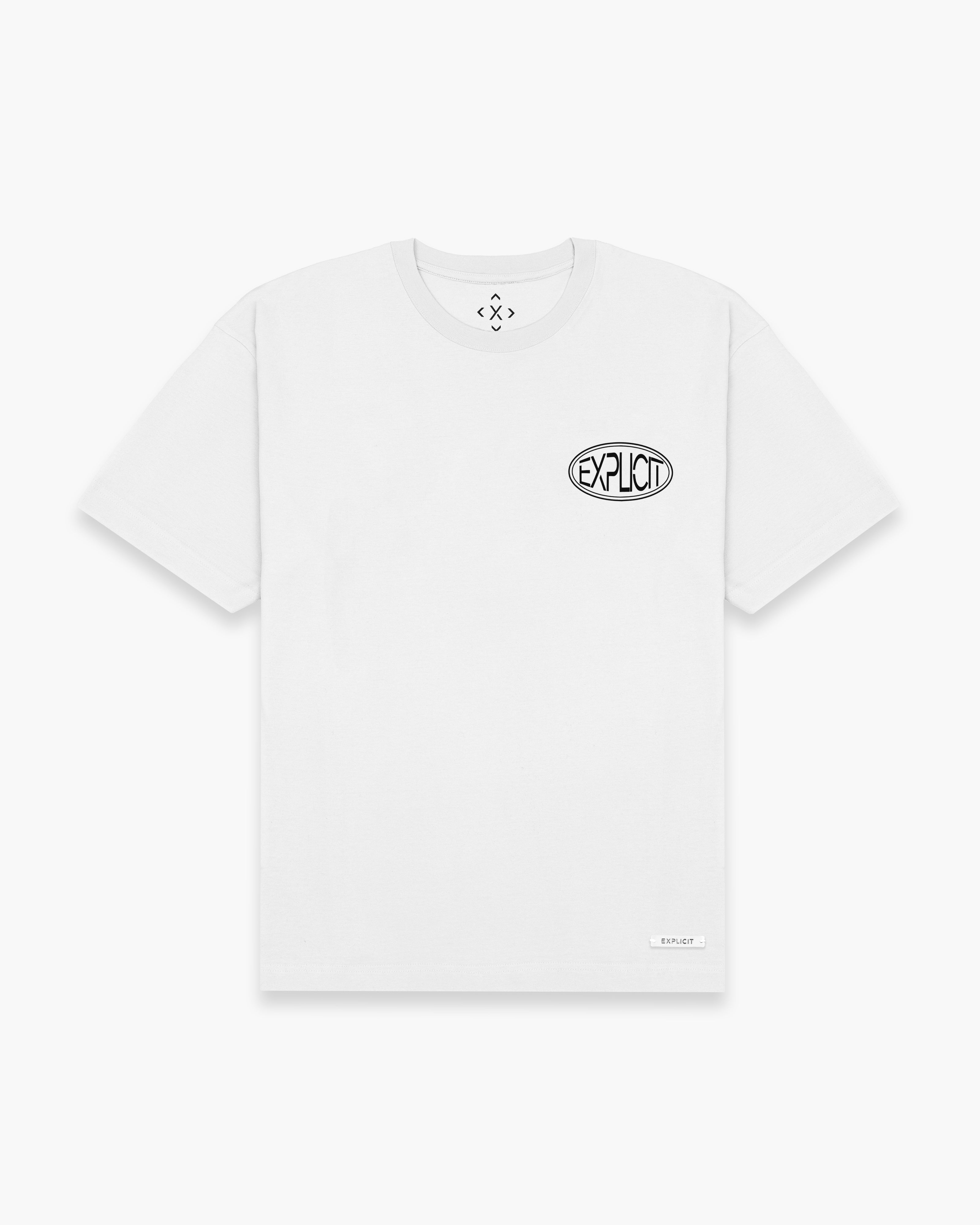 Explicit Logo - White