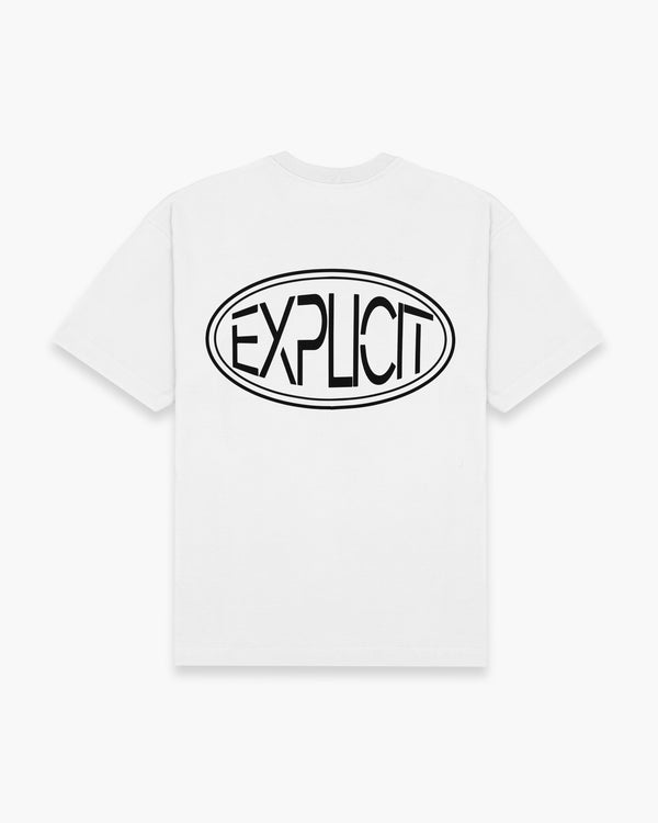 Explicit Logo - White